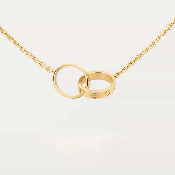 Love Intertwined Necklace,18k Gold Plated