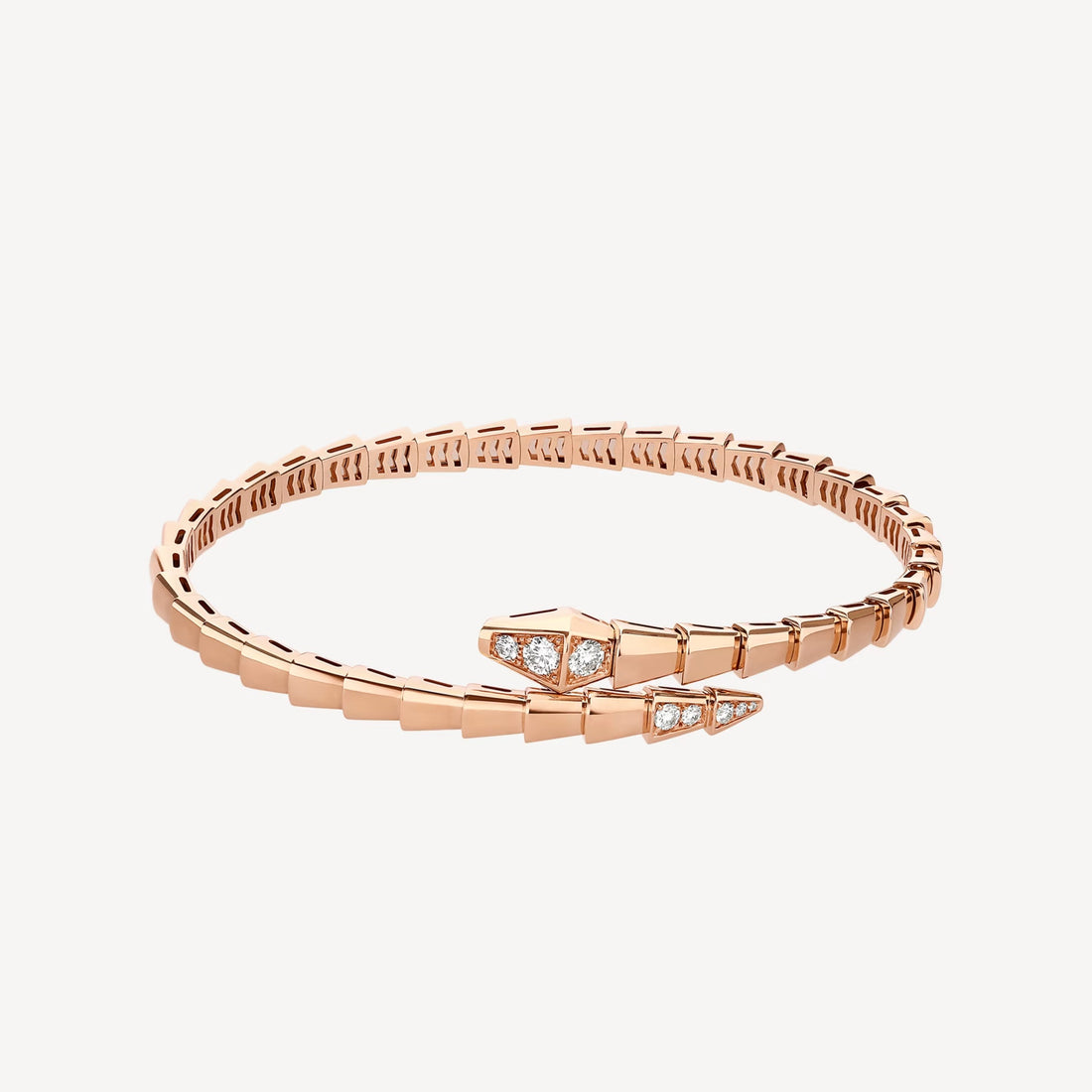 Deki Jewels Serpenti Bracelet,18k Rose Gold Plated,Cubic Zircon