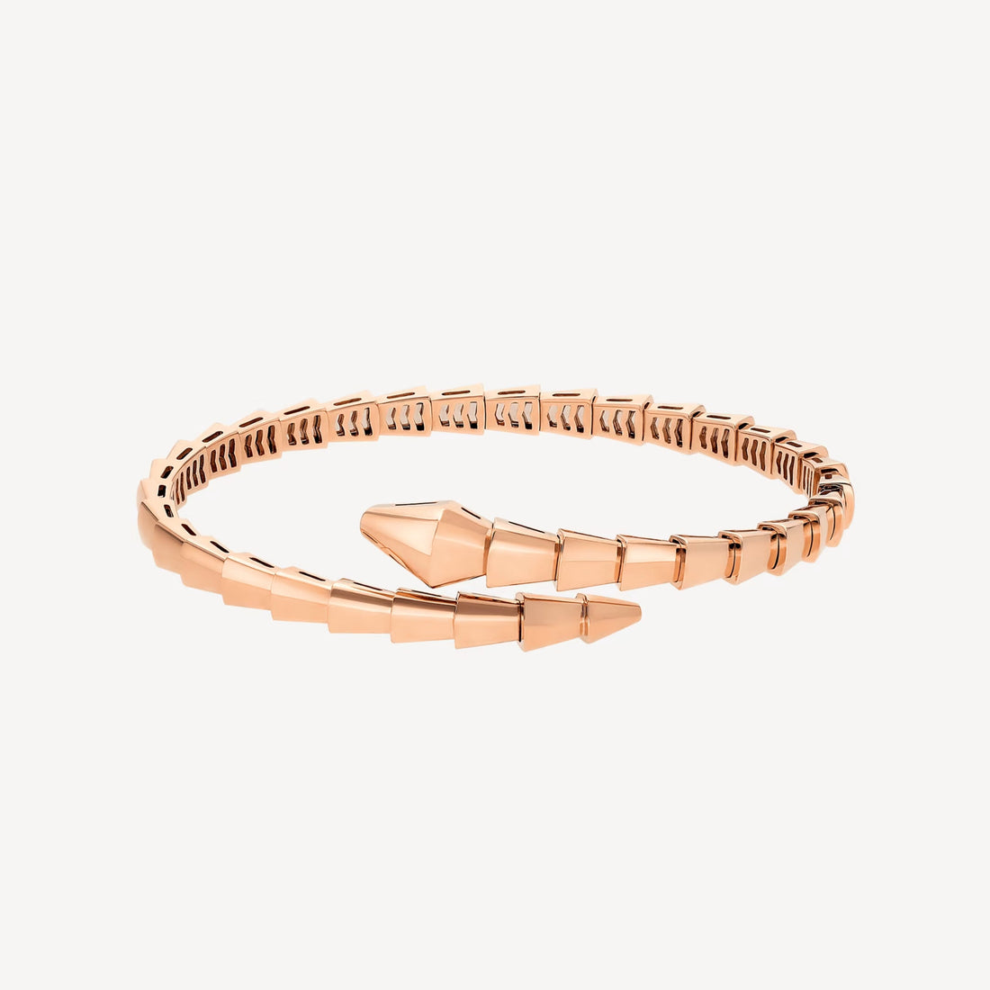 Deki Jewels Serpenti Bracelet,18k Rose Gold Plated