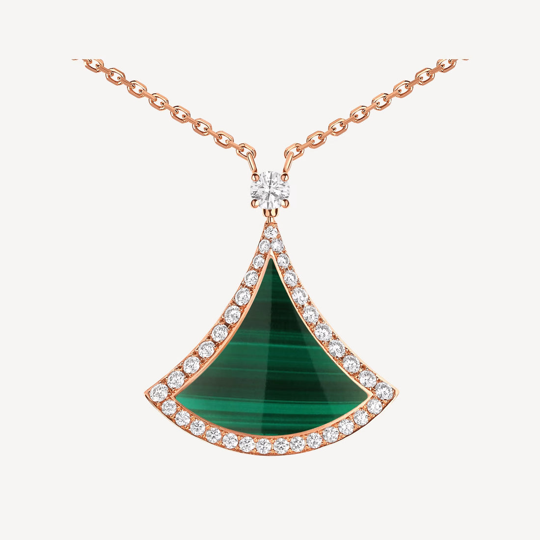 Deki Jewels Divas'Dream Necklace,925 Silver,Green Agate